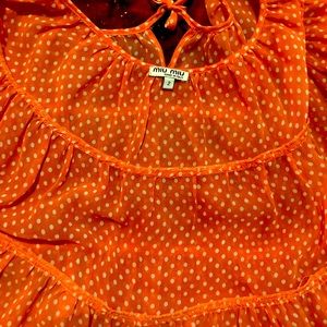 Miu Miu Sheer top